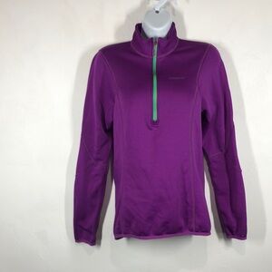 Patagonia purple half zip pullover size medium